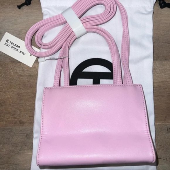 Telfar Small Bubblegum Shopping Bag - Picture 2 of 3